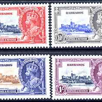 Barbados 1935 KG5 Silver Jubilee set of 4 mounted mint SG 241-4