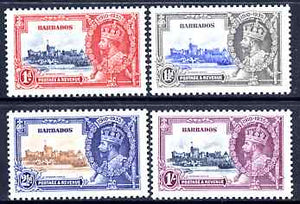 Barbados 1935 KG5 Silver Jubilee set of 4 mounted mint SG 241-4