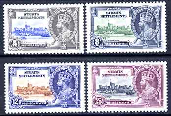 Malaya - Straits Settlements 1935 KG5 Silver Jubilee set of 4, mounted mint SG 256-9