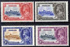 Swaziland 1935 KG5 Silver Jubilee set of 4, mounted mint SG 21-4