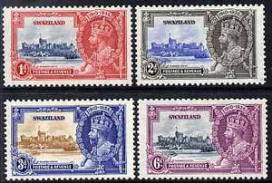 Swaziland 1935 KG5 Silver Jubilee set of 4, mounted mint SG 21-4