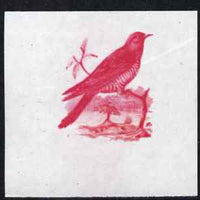 Calf of Man 1973 Birds - Cuckoo 12m imperf proof in magenta only on gummed paper, unmounted mint as Rosen CA258