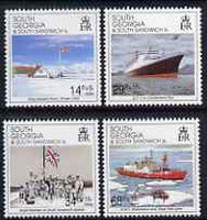 South Georgia & the South Sandwich Islands 1992 10th Anniversary of Liberation perf set of 4 unmounted mint, SG 218-221