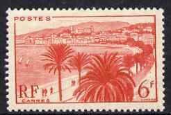 France 1946-48 Cannes 6f unmounted mint, SG 977