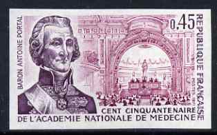 France 1971 150th Anniversary of National Aceademy of Medicine IMPERF single unmounted mint, as SG 1941