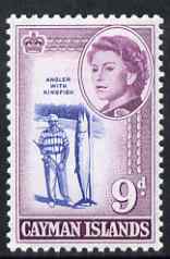 Cayman Islands 1962-64 Angler with King Mackerel 9d unmounted mint, SG 173