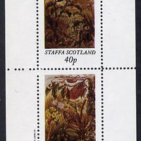 Staffa 1982 Insects perf,set of 2 values (40p & 60p) unmounted mint