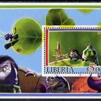 Liberia 2005 Bugs life perf m/sheet #1 unmounted mint