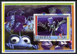 Liberia 2005 Bugs life perf m/sheet #2 unmounted mint