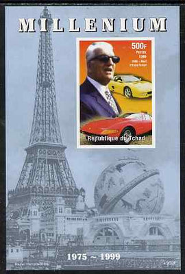 Chad 1999 Millennium - Enzo Ferrari imperf m/sheet unmounted mint. Note this item is privately produced and is offered purely on its thematic appeal. .