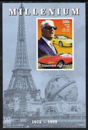 Chad 1999 Millennium - Enzo Ferrari imperf m/sheet unmounted mint. Note this item is privately produced and is offered purely on its thematic appeal. .