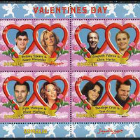 Somalia 2004 Valentines Day perf sheetlet containing 4 values unmounted mint