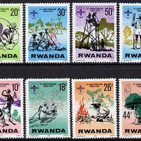 Rwanda 1978 Scout Anniversary perf set of 8 unmounted mint, SG 851-8