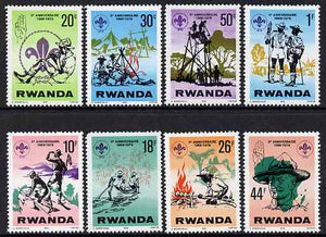 Rwanda 1978 Scout Anniversary perf set of 8 unmounted mint, SG 851-8