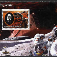 Djibouti 2005 Jules Verne #4 perf m/sheet unmounted mint