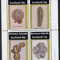 Bernera 1981 Cacti (Crown Cactus, Apple Cactus etc) perf,set of 4 values (imprint in outer margin) unmounted mint