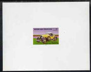 Togo 1984 Kissell Gold Bug 4f De-Luxe sheet on glossy card