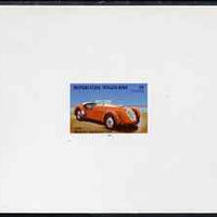 Togo 1984 Healey Silverstone 3f De-Luxe sheet on glossy card