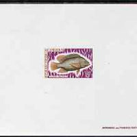 Cameroun 1968 Mouthbreeder Fish 15f de luxe sheet in issued colours