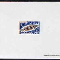 Cameroun 1968 Snakehead Fish 55f de luxe sheet in issued colours