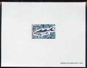 Cameroun 1968 Threadfin Fish 60f de luxe sheet in issued colours