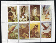 Staffa 1977 Birds of Prey #01 perf,set of 8 values unmounted mint (1.5p to 40p)