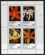 Eynhallow 1979 Lilies perf,set of 4 values (10p to 75p) unmounted mint