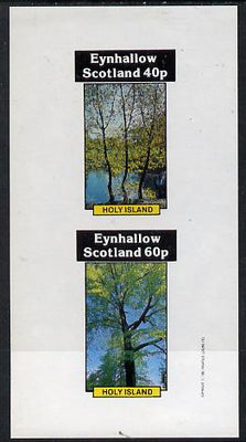 Eynhallow 1982 Trees imperf,set of 2 values (40p & 60p) unmounted mint