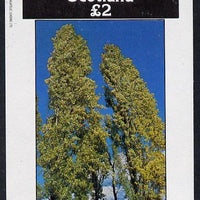 Eynhallow 1982 Trees imperf deluxe sheet (£2 value) unmounted mint