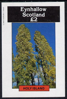 Eynhallow 1982 Trees imperf deluxe sheet (£2 value) unmounted mint