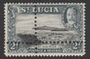 St Lucia 1936 KG5 Pictorial 2d black & grey with forged doubled perfs (stamp is quartered) unmounted mint, as SG 116. Note: the stamp is genuine but the additional perfs are a slightly different gauge identifying it to be a forgery.