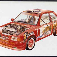 Postcard - Datapost Saloon Racing Car PPC produced by National Postal Museum unused and fine