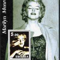 Eritrea 2002 Marilyn Monroe perf m/sheet #1 unmounted mint