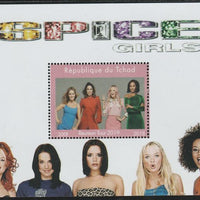 Chad 2018 Spice Girls Reunion perf souvenir sheet unmounted mint. Note this item is privately produced and is offered purely on its thematic appeal.