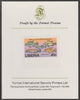 Liberia 1984 Fish 41c imperf proof mounted on Format International proof card, as SG 1589