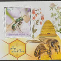 Mali 2017 Bees perf m/sheet containing one value unmounted mint