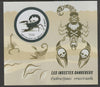 Benin 2018 Endangered Insects - Arabian Scorpion perf deluxe m/sheet containing one circular value unmounted mint