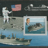 Madagascar 2018 Ships Named after Astronauts #1 perf m/sheet containing one value unmounted mint