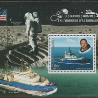 Madagascar 2018 Ships Named after Astronauts #2 perf m/sheet containing one value unmounted mint