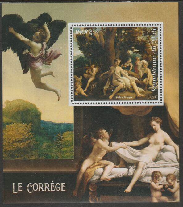 Mali 2018 Antonio da Correggio perf m/sheet containing one value unmounted mint