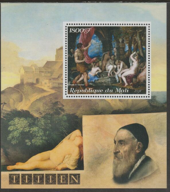 Mali 2018 Titian perf m/sheet containing one value unmounted mint