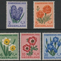 Netherlands 1953 Cultural & Social Relief Fund perf set of 5 lightly mounted mint SG764-68