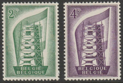 Belgium 1956 Europa perf set of 2  unmounted mint SG 1582-83