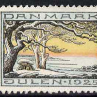 Cinderella - Denmark 1925 Christmas seal unused without gum