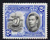 Grenada 1938-50 KG6 definitive 2s P12.5 mounted mint SG161