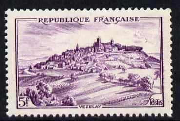 France 1946-48 Vezelay 5f unmounted mint, SG 976