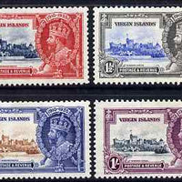 British Virgin Islands 1935 KG5 Silver Jubilee set of 4, mounted mint SG 103-6