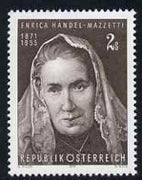 Austria 1971 Birth Centenary of Enrica Handel-Mazzetti (novelist) unmounted mint, SG 1603