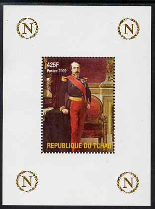 Chad 2009 Napoleon #6 Napoleon III perf deluxe sheet unmounted mint. Note this item is privately produced and is offered purely on its thematic appeal.