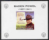 St Thomas & Prince Islands 2008 Baden Powell #4 individual imperf deluxe sheet unmounted mint. Note this item is privately produced and is offered purely on its thematic appeal